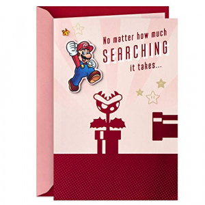 Hallmark Nintendo Super Mario Valentine's Day Card