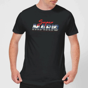Nintendo Super Mario Original 80s Hero Men's T-Shirt - Black