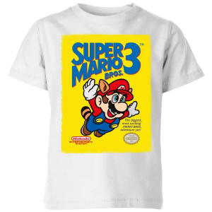 Nintendo Super Mario Bros 3 Kids' T-Shirt - White