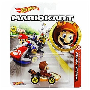 Hot Wheels Mario Kart Tanooki Mario