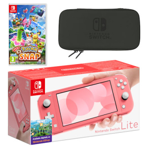 Nintendo Switch Lite (Coral) New Pokémon Snap Pack