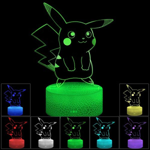 3D Illusion LED Night Light Pokemon