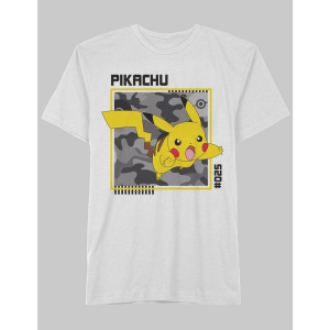 Pokemon Pikachu Camo Mens T-Shirt