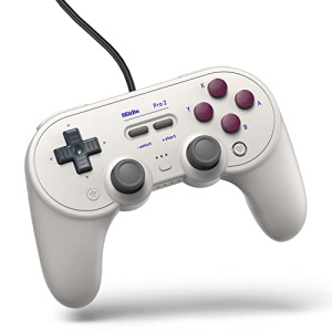 8Bitdo Pro 2 Wired USB Controller for Switch, PC