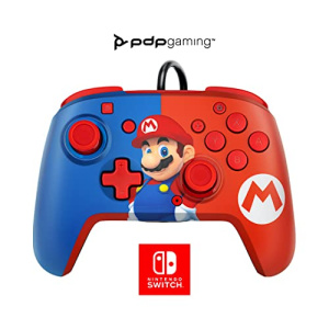 PDP Nintendo Switch Faceoff Deluxe+ Audio Wired Controller Mario (Nintendo Switch//)