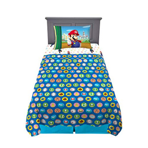 Kids Mario Bedding Super Soft Microfiber Sheet Set