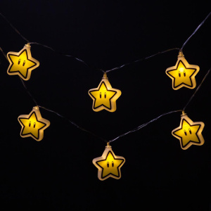 Super Mario Star String Lights