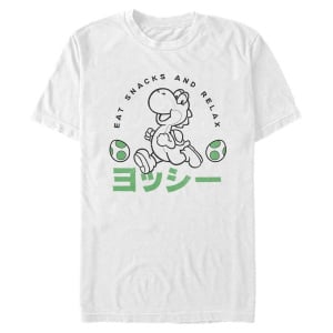 Super Mario Yoshi Eat Snacks and Relax T-Shirt