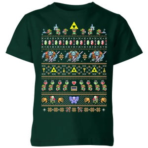 The Legend Of Zelda Its Dangerous To Go Alone Kids' T-Shirt - Forest Green