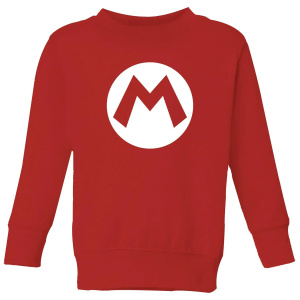 Super Mario Logo Kids' Sweatshirt - Red