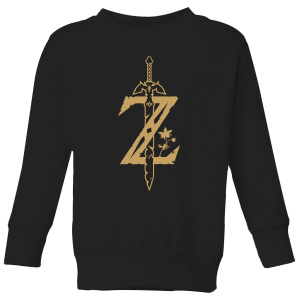 Legend Of Zelda Master Sword Kids' Sweatshirt - Black