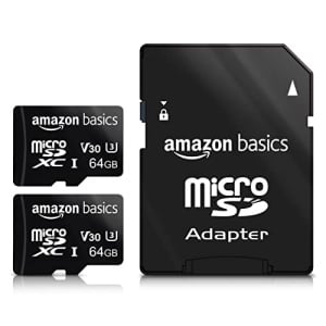 Amazon Basics - 64GB microSDXC Memory Card x2