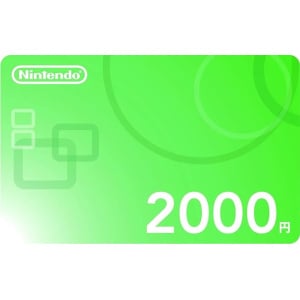 Super Mario Princess Peach Nintendo eShop Prepaid Card 3000 (Used no value)