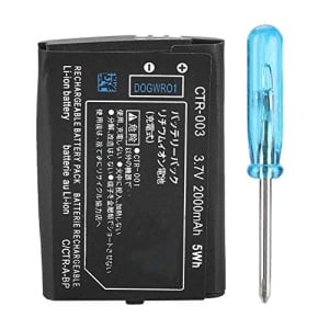 Replacement Battery for Nintendo 3DS 2000mAh Rechargeable Li-ion Battery Battery Pack Replacement for Nintendo 3DS