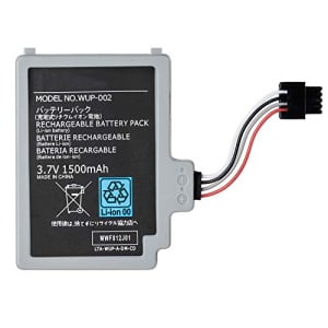 OSTENT 3.7V 1500mAh Rechargeable Battery Pack Replacement for Nintendo Wii U Gamepad