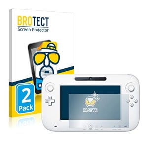 brotect 2-Pack Screen Protector Matte Anti-Glare compatible with Nintendo Wii U GamePad (Controller)