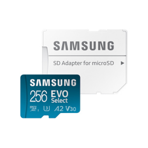 Samsung EVO Select + Adapter microSDXC 256GB