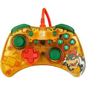 PDP Rock Candy Wired Gaming Switch Pro Controller Bowser