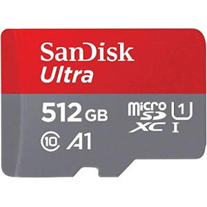 SanDisk Ultra 512GB microSDXC Memory Card + SD Adapter