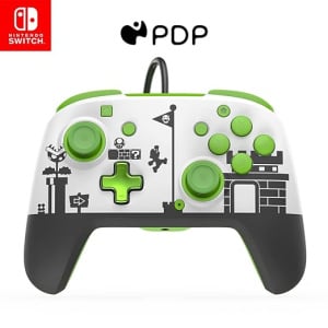 PDP REMATCH Wired Controller for Nintendo Switch - Super Mario Retro