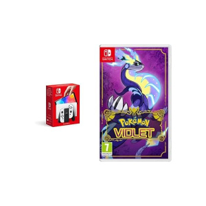 Pokémon Violet (Nintendo Switch) incl. Adventure Pack Digital Bonus (Exclusive to Amazon.co.uk) + Nintendo Switch (OLED Model) - White