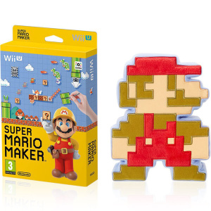 Super Mario Maker + 8-Bit Mario Soft Toy