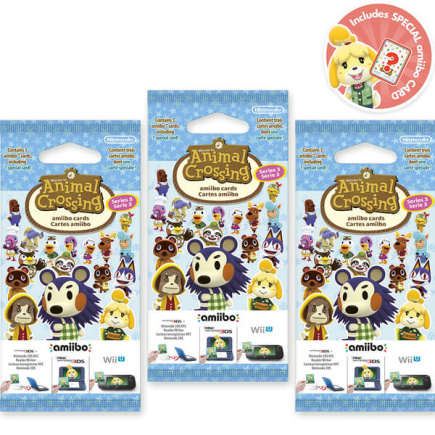 Animal Crossing amiibo Cards Triple Pack - Series 3