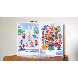 Mario Holiday 4x6 Inch Greeting Card