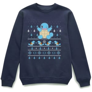 Pokémon Squirtle Christmas Jumper - Navy