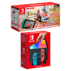 Nintendo Switch OLED Model (Neon Blue/Neon Red) + Mario Kart Live: Home Circuit - Mario Set