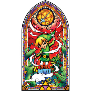 The Legend of Zelda: Wind Waker - Silver Wall Sticker