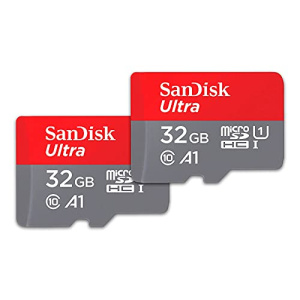 SanDisk Ultra 32 GB microSDHC Memory Card (Twin Pack)