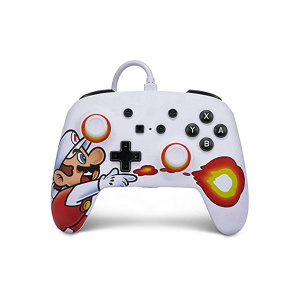 PowerA Enhanced Wired Controller for Nintendo Switch - Fireball Mario