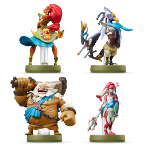 Urbosa, Revali, Mipha, Daruk amiibo Set (The Legend of Zelda Collection)