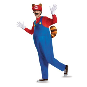 Adult Deluxe Mario Raccoon Plus Size Costume