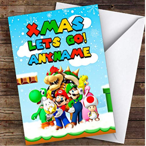 Super Mario Personalized Christmas Card