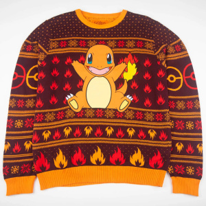 Pokémon Charmander Knitted Christmas Jumper