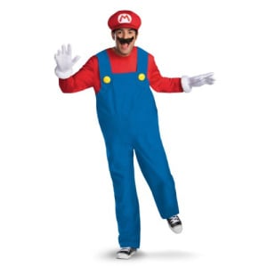 Deluxe Mario Mens Costume
