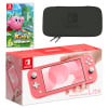 Nintendo Switch Lite (Coral) (+ Kirby and the Forgotten Land & Case)