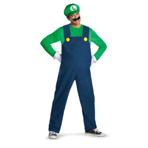 Deluxe Luigi Mens Costume