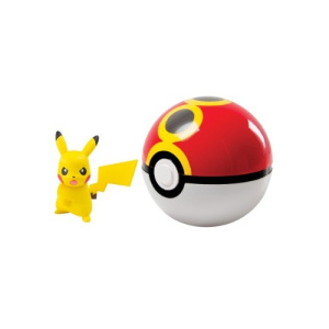 Pikachu + Pokeball Clip n Carry