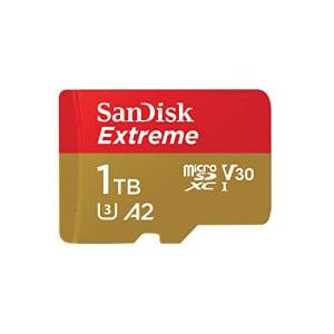 SanDisk 1TB Extreme microSDXC card +SD adapter