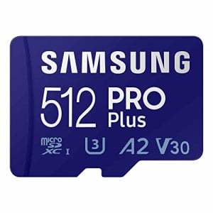 SAMSUNG PRO Plus 512GB microSD Memory Card + Adapter