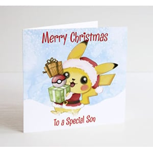 Customisable Pokemon Christmas Card