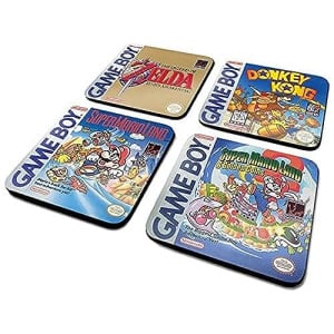 Nintendo Coaster Set of 4, Multi-Colour