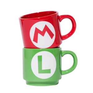 Nintendo Super Mario Brothers Initial Mugs Set