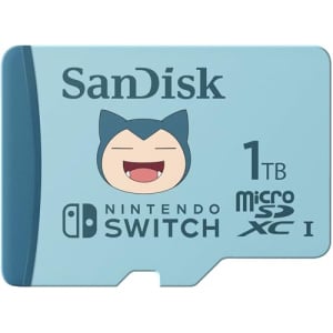 SanDisk 1TB Pokemon Snorlax microSD card