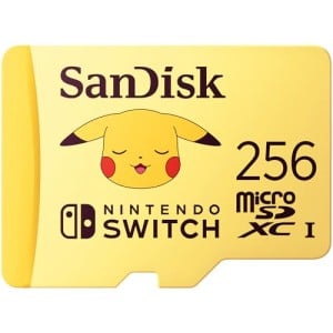 SanDisk 256GB Pokémon Pikachu microSDXC Card for Nintendo Switch