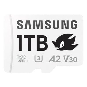 Samsung PRO Plus Sonic The Hedgehog + Adapter, 1TB microSDXC, Up-to 180MB/s, Full HD & 4K UHD, UHS-I, C10, U3, V30, A2, for Nintendo-Switch, Steam Deck, GoPRO, DJI Drone, Tablets (MB-MD1T0SA/LC1)