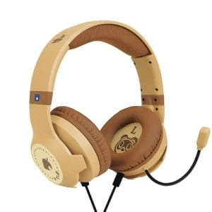 Hori Gaming Headset (Wood Brown) for Nintendo Switch 2 - Animal Crossing